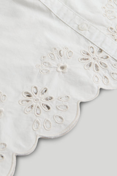 Mothercare White Broderie Blouse