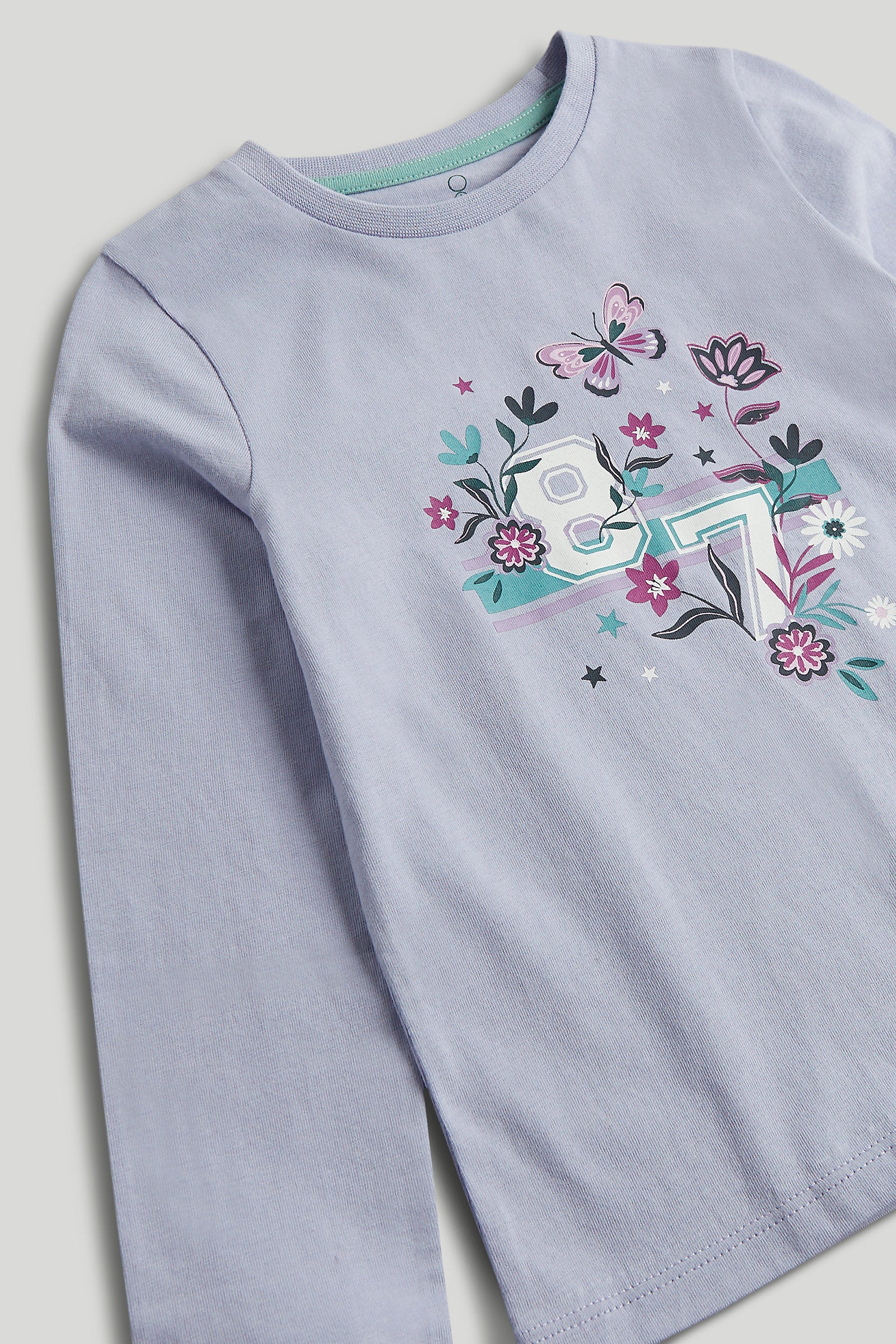Mothercare Lilac Floral T-Shirt