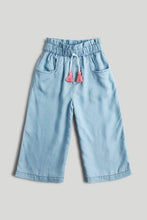 Load image into Gallery viewer, Mothercare Blue Wide-Leg Trousers
