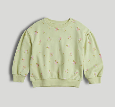 Mothercare Green Floral Sweat Top