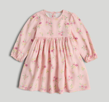 Mothercare Pink Floral Cotton Dress