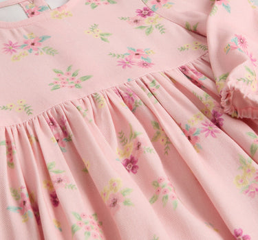 Mothercare Pink Floral Cotton Dress