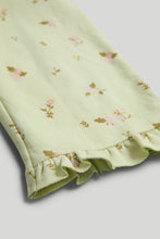 Load image into Gallery viewer, Mothercare Green Floral Joggers
