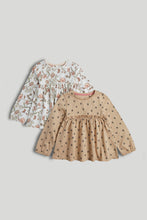 Load image into Gallery viewer, Mothercare 2 Pack Floral Long-Sleeved T-Shirt
