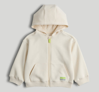 Mothercare Cream Zip-Up Hoodie