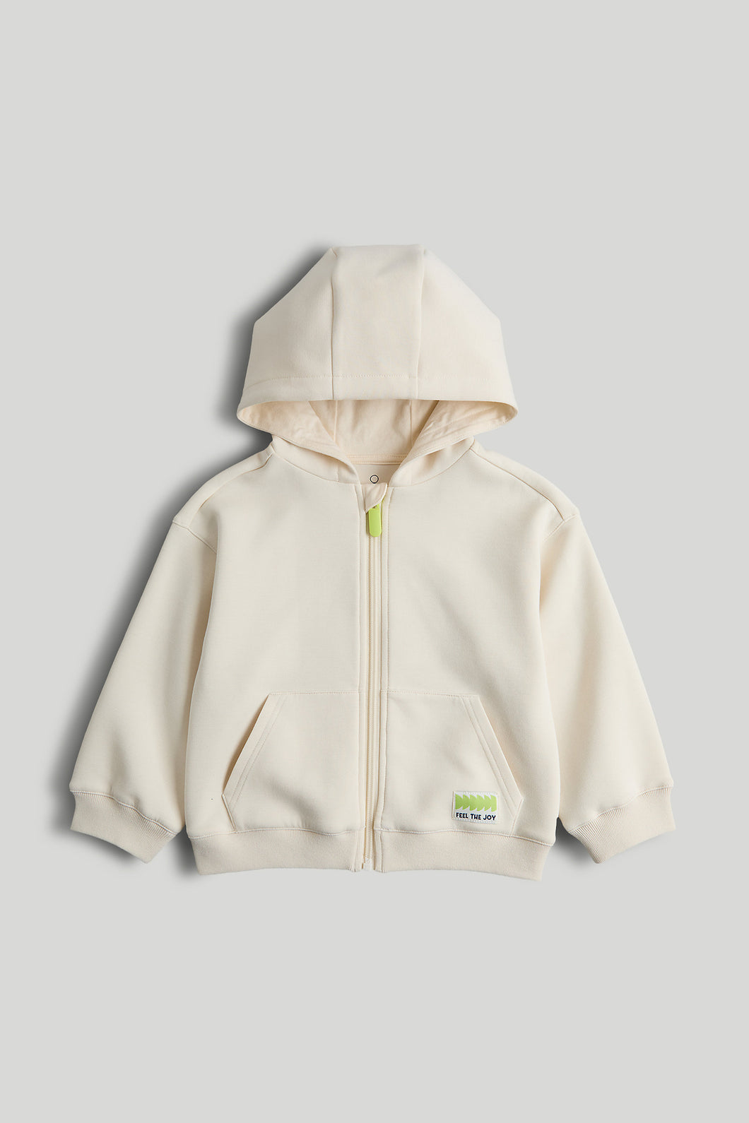 Mothercare Cream Zip-Up Hoodie