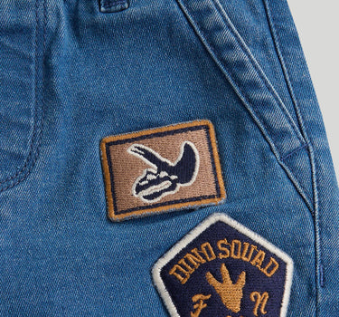 Mothercare Badged Pull-On Jeans