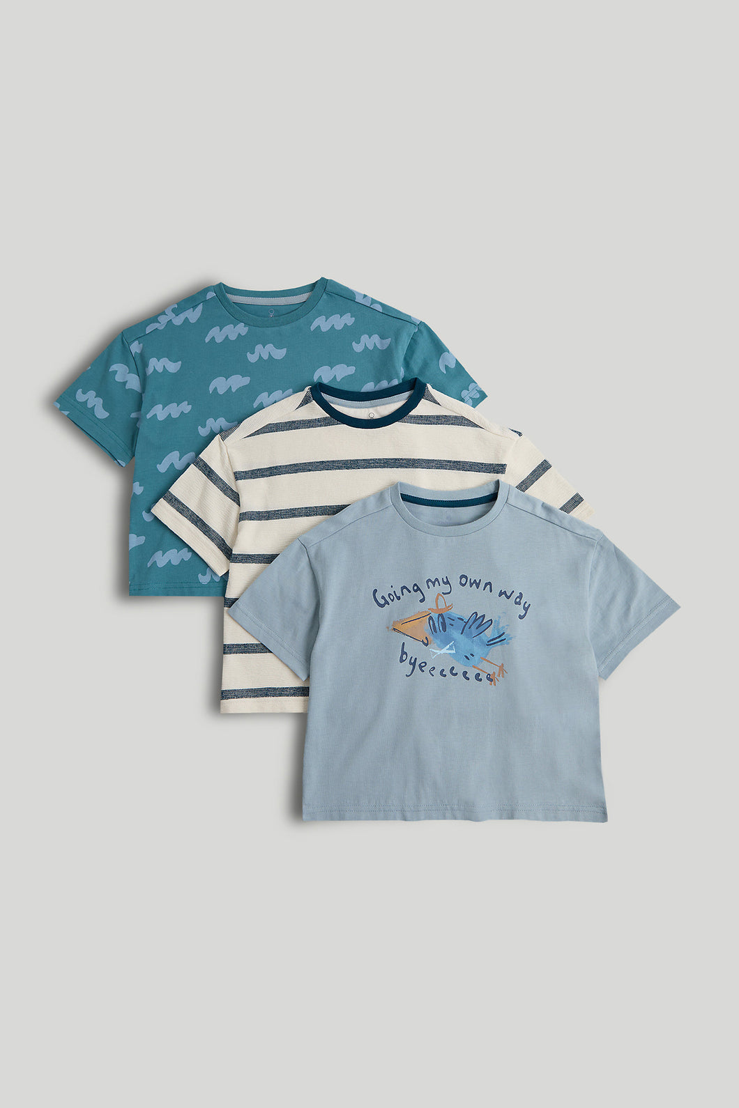 Mothercare 3 Pack My Own Way T-Shirt