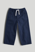 Load image into Gallery viewer, Mothercare Blue Canvas Trousers

