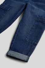 Load image into Gallery viewer, Mothercare Denim Cargo Jeans

