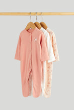 Load image into Gallery viewer, Mothercare 3 Pack Pony Sleepsuits
