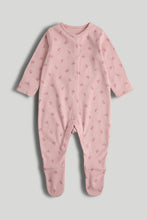 Load image into Gallery viewer, Mothercare 3 Pack Pink Sleepsuits
