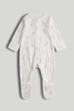 Load image into Gallery viewer, Mothercare 3 Pack Giraffe Sleepsuits
