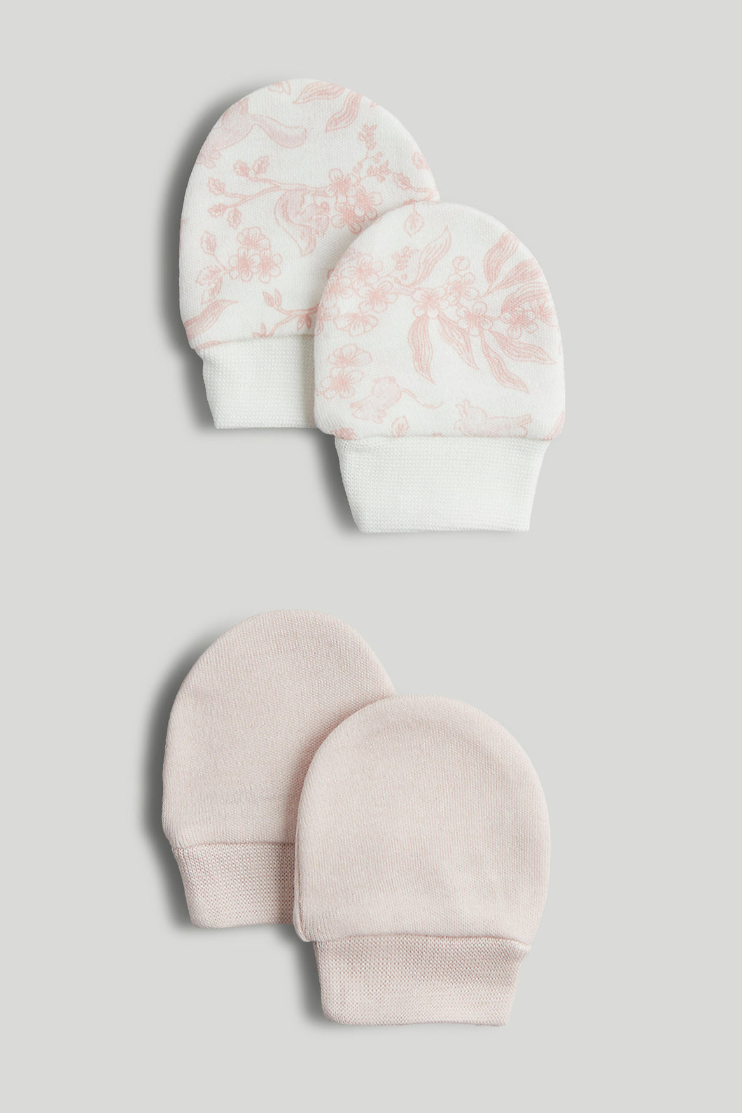 Mothercare My First 2 Pack Cotton Baby Mitts