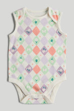 Load image into Gallery viewer, Mothercare 5 Pack Diamond Sleeveless Bodysuits
