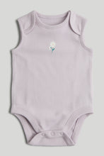 Load image into Gallery viewer, Mothercare 5 Pack Diamond Sleeveless Bodysuits
