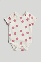 Load image into Gallery viewer, Mothercare 5 Pack Bows Short-Sleeved Bodysuits
