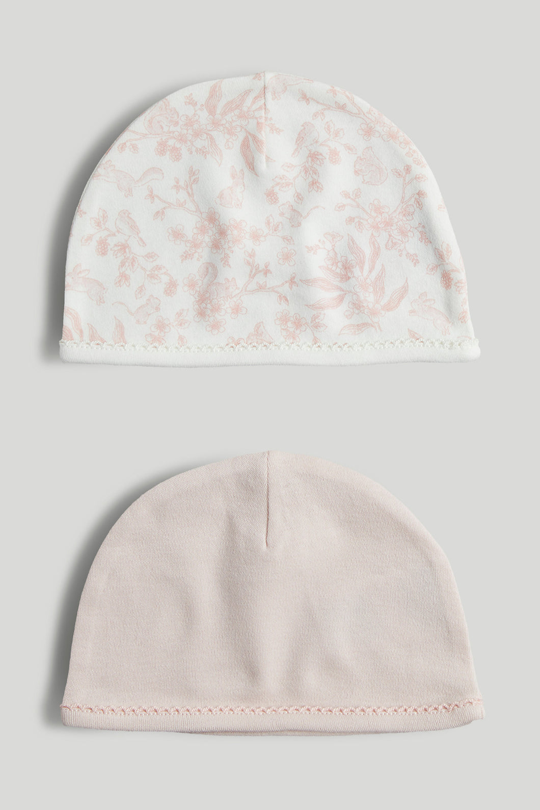 Mothercare My First 2 Pack Cotton Baby Hats