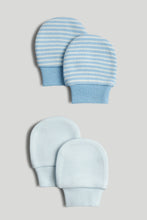 Load image into Gallery viewer, Mothercare My First 2 Pack Cotton Baby Mitts
