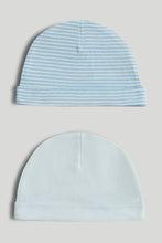 Load image into Gallery viewer, Mothercare My First 2 Pack Cotton Baby Hats
