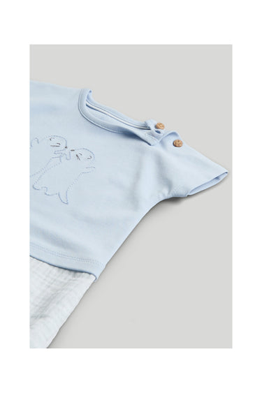 Mothercare My First Blue Romper and Socks Outfit