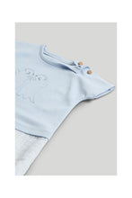 Load image into Gallery viewer, Mothercare My First Blue Romper and Socks Outfit
