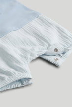 Load image into Gallery viewer, Mothercare My First Blue Romper and Socks Outfit
