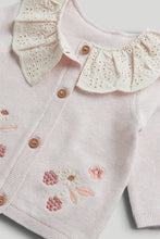 Load image into Gallery viewer, Mothercare My First Pink Knitted Cardigan
