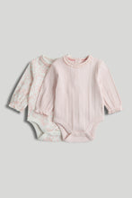 Load image into Gallery viewer, Mothercare My First 2 Pack Long-Sleeved Bodysuits
