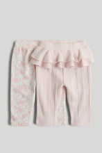 Load image into Gallery viewer, Mothercare My First 2 Pack Frill Leggings
