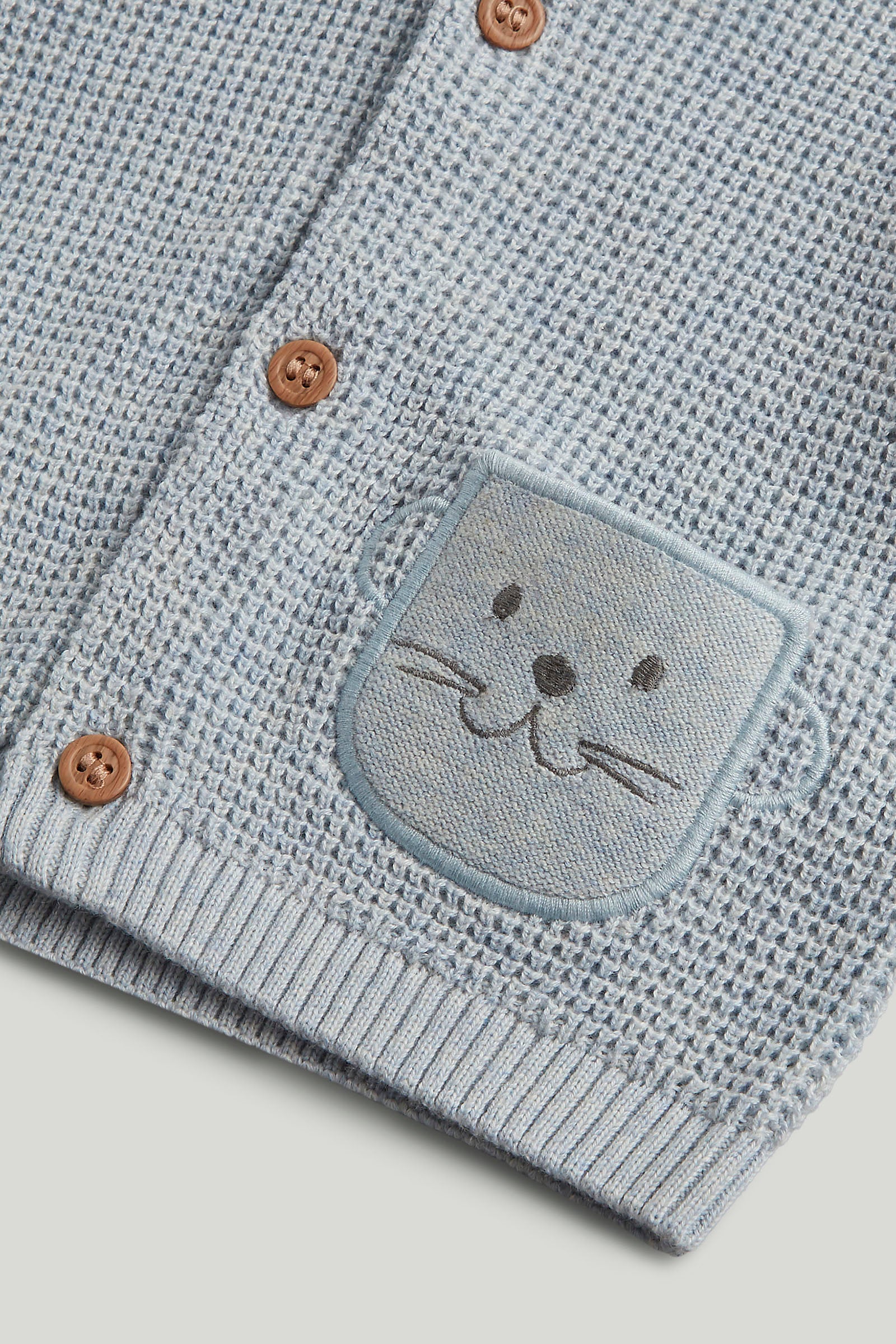 Mothercare My First Blue Knitted Cardigan