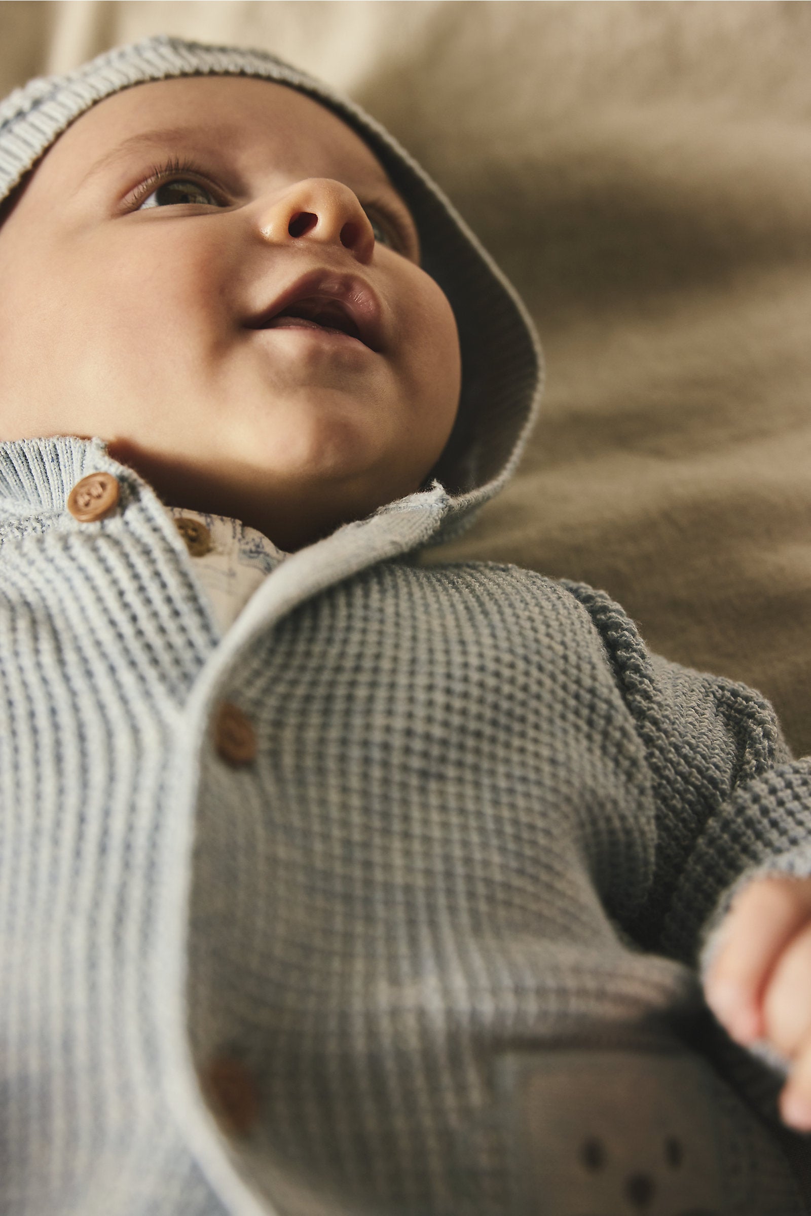 Mothercare My First Blue Knitted Cardigan