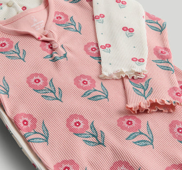 Mothercare 2 Pack Waffle Pyjamas