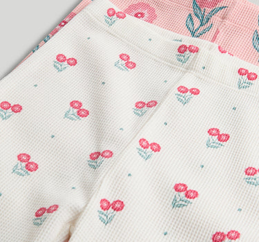 Mothercare 2 Pack Waffle Pyjamas