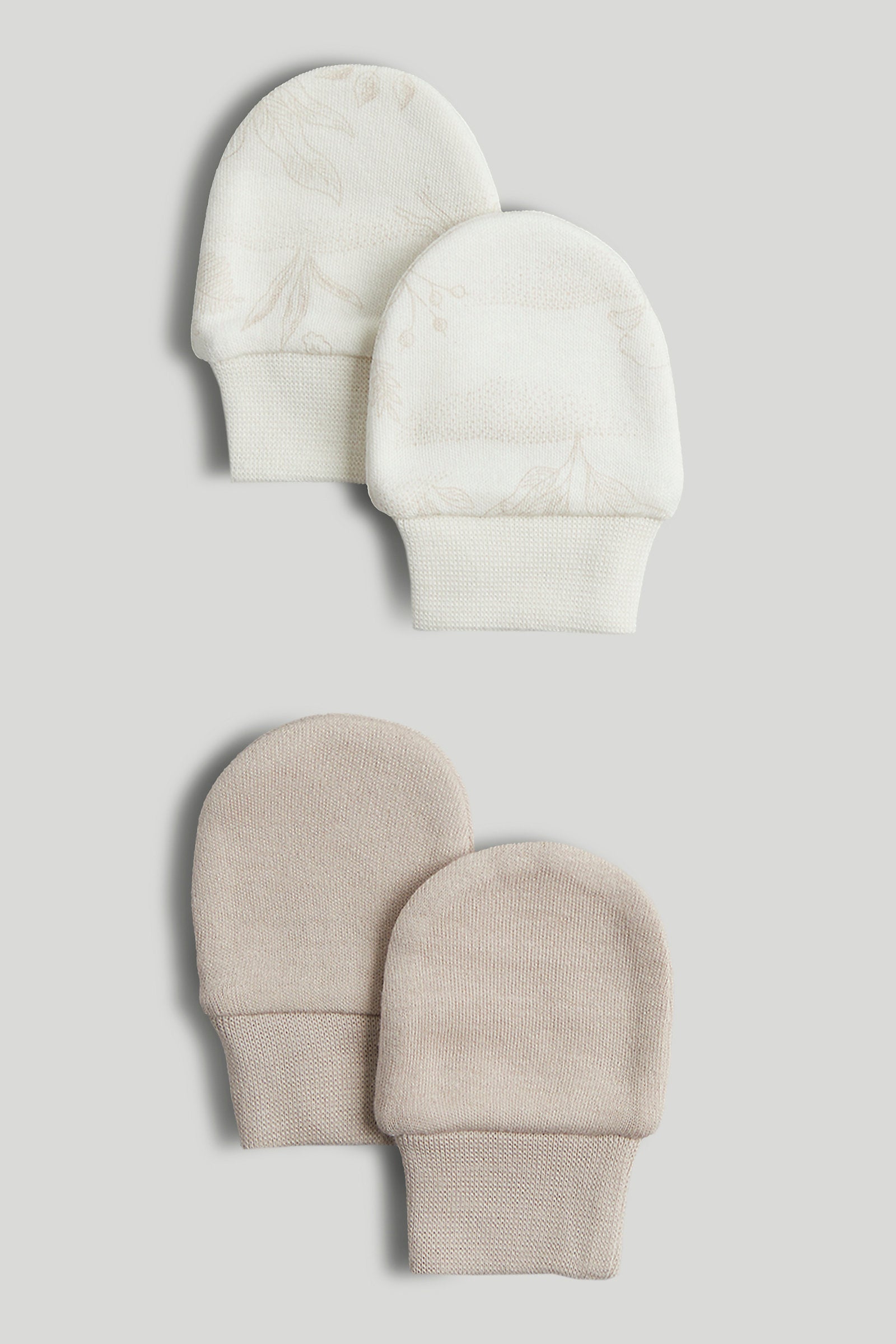 Mothercare My First 2 Pack Cotton Baby Mitts