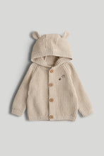 Load image into Gallery viewer, Mothercare My First Hello World Knitted Cardigan
