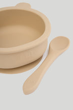 Load image into Gallery viewer, Mothercare Silicone 1St Feeding Set Beige
