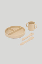 Load image into Gallery viewer, Mothercare Silicone 2Nd Feeding Set Beige
