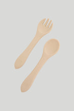 Load image into Gallery viewer, Mothercare Silicone 2Nd Feeding Set Beige
