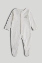 Load image into Gallery viewer, Mothercare 3 Pack Zebra Sleepsuits

