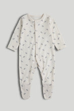 Load image into Gallery viewer, Mothercare 3 Pack Zebra Sleepsuits
