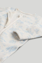 Load image into Gallery viewer, Mothercare 2 Pack Blue Zip-Up Sleepsuits
