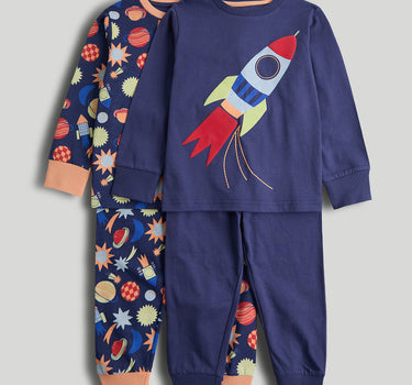Mothercare 2 Pack Space Pyjamas
