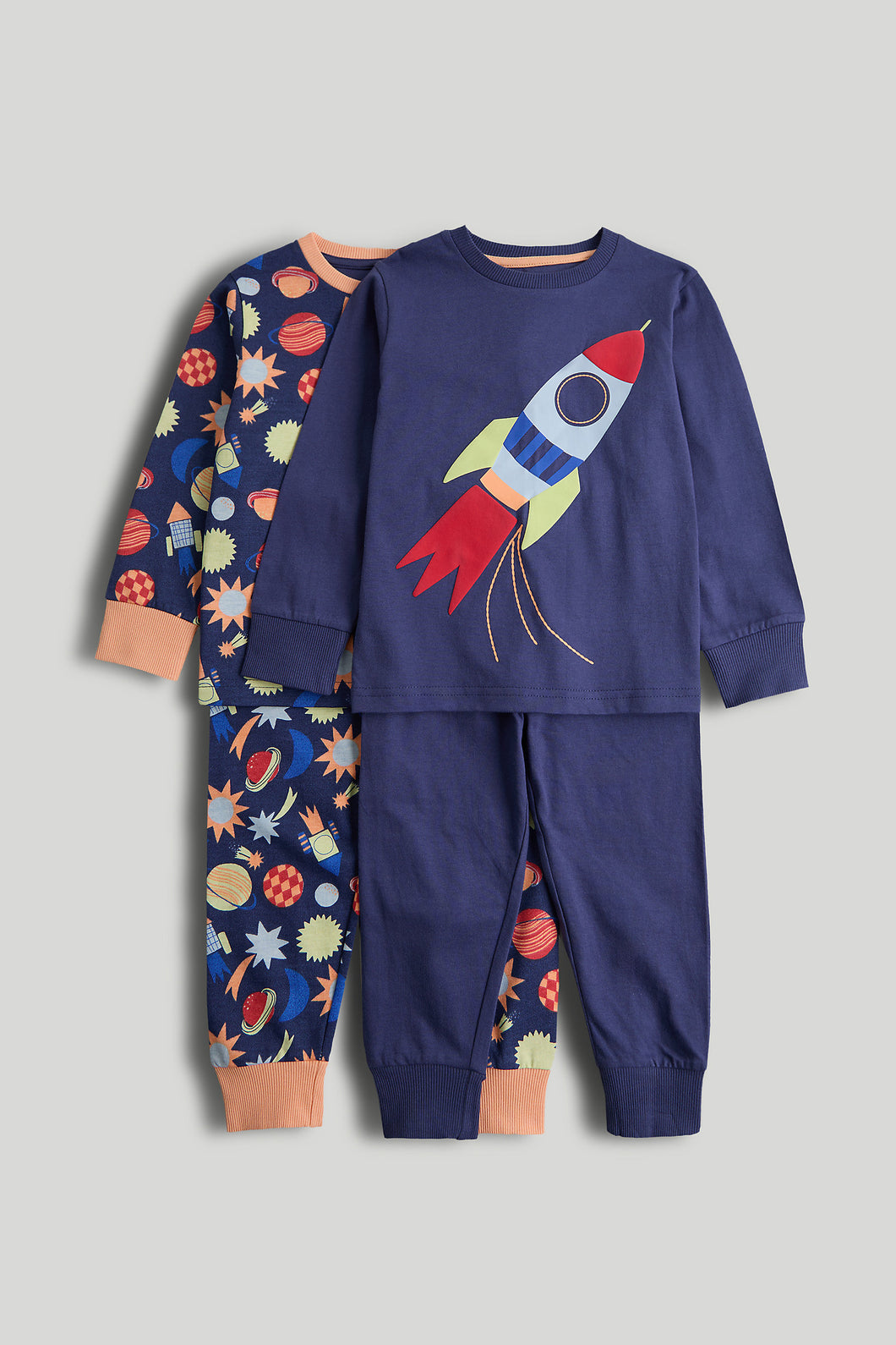 Mothercare 2 Pack Space Pyjamas