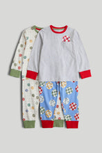 Load image into Gallery viewer, Mothercare 2 Pack Smiley Faces Pyjamas

