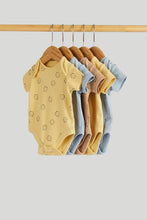 Load image into Gallery viewer, Mothercare 5 Pack Animal Short-Sleeved Bodysuits
