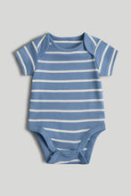 Load image into Gallery viewer, Mothercare 5 Pack Dinosaur Short-Sleeved Bodysuits
