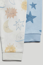 Load image into Gallery viewer, Mothercare 2 Pack Star Baby Pyjamas
