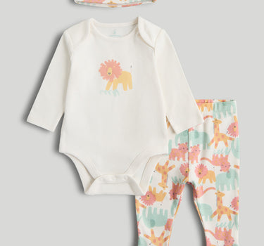 Mothercare 3-Piece Safari Baby Outfit Set