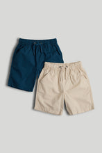 Load image into Gallery viewer, Mothercare 2 Pack Poplin Shorts
